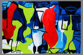 Silvio Cattani - Blaue Landschaft